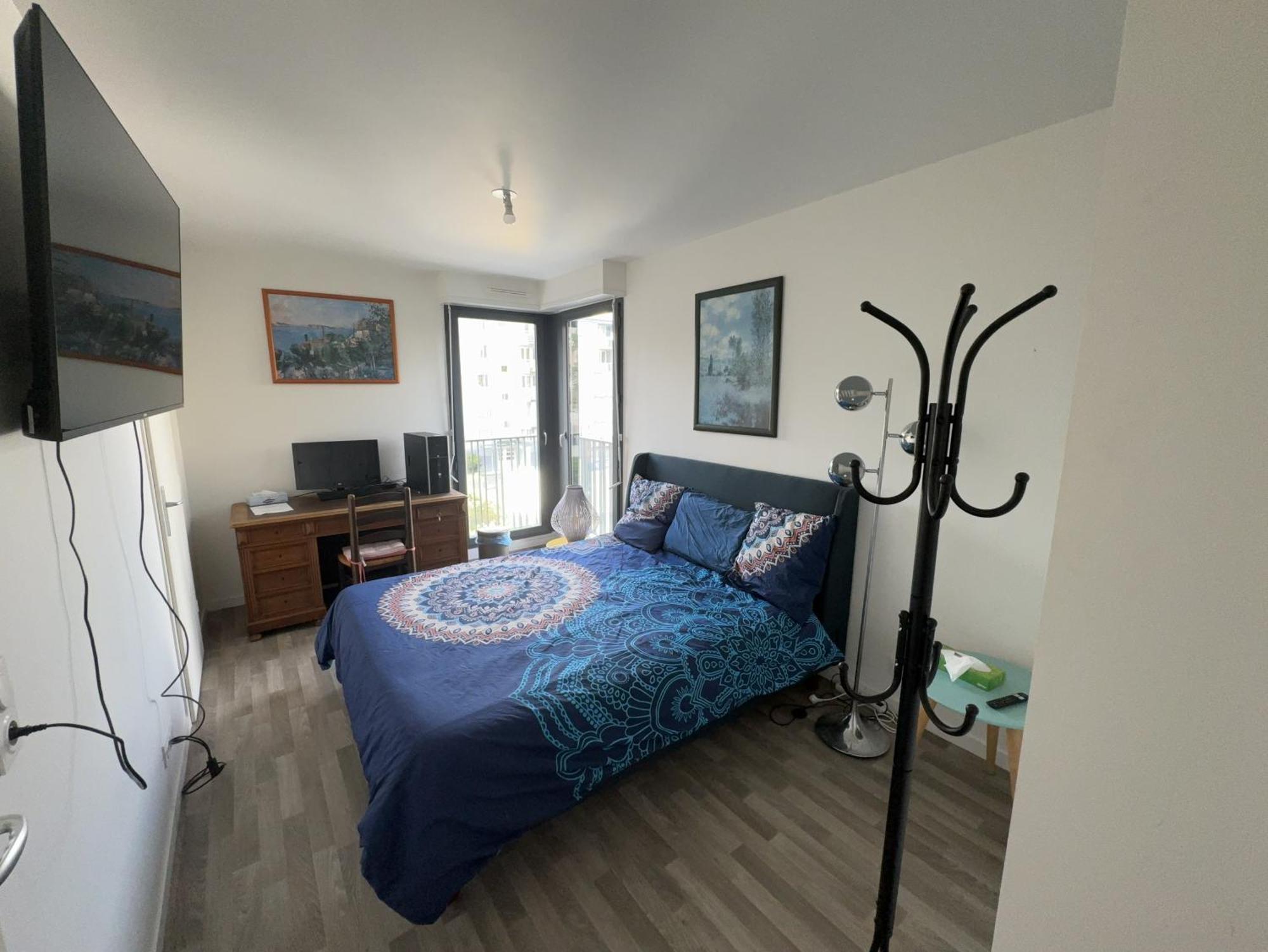 Grande Chambre 14 M2 Avec Salle De Bain Privative A Nanterre Prefecture Proche La Defense Arena Campus Sncf Et Paris Exteriör bild